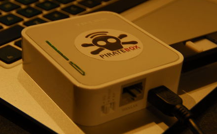 A hacked router-turned-media server